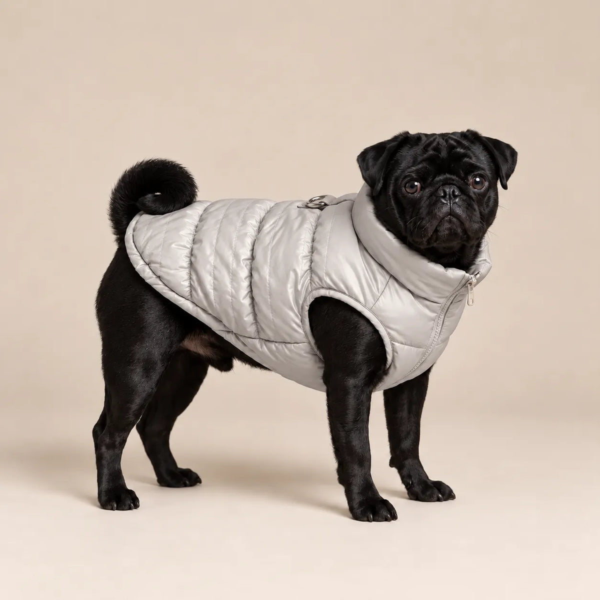 Quilted Dog Puffer Vest for Winter