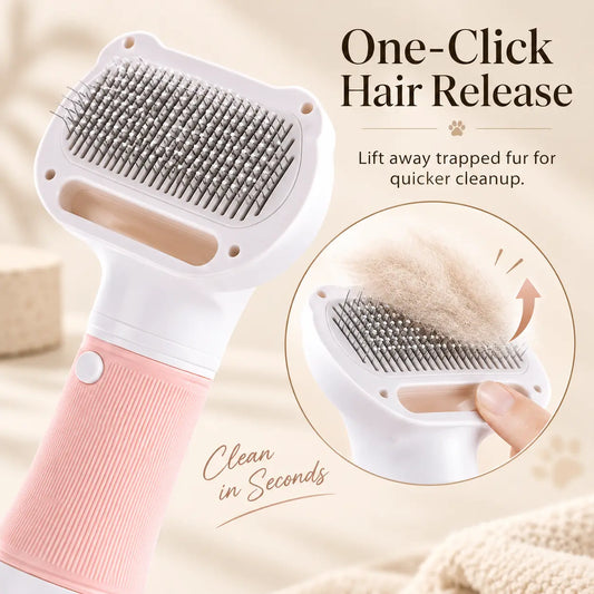 3-in-1 Pet Hair Dryer & Grooming Brush