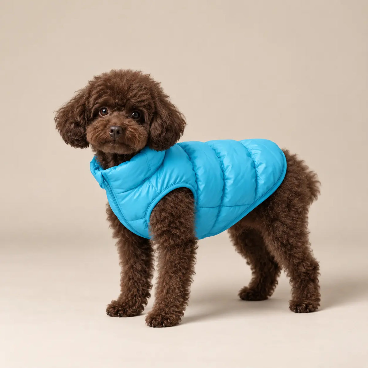 Quilted Dog Puffer Vest for Winter