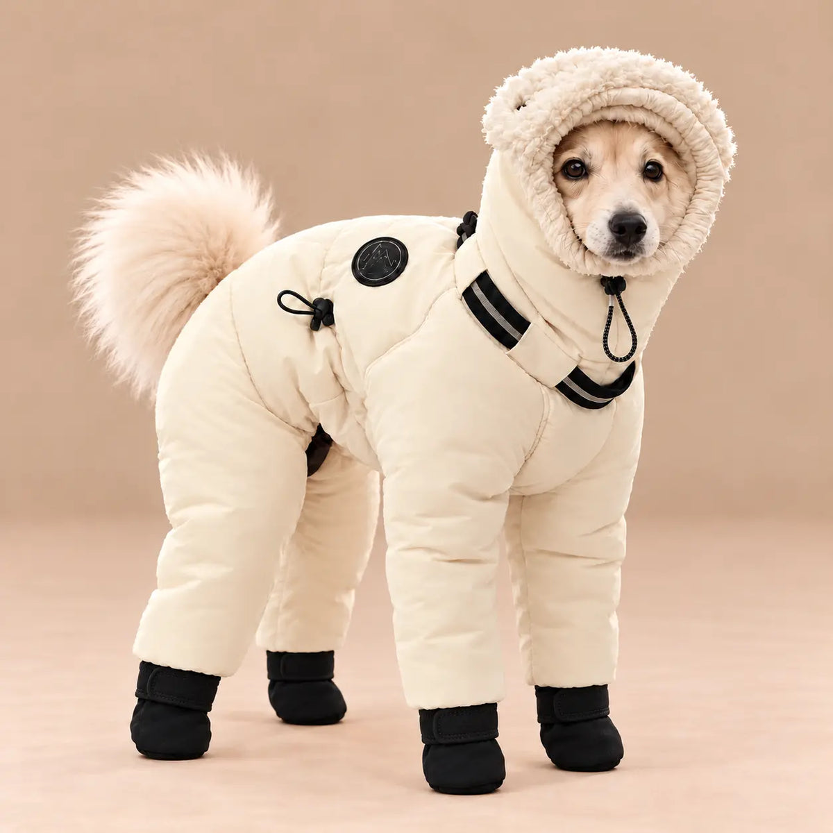 Hooded Four-Leg Winter Dog Coat
