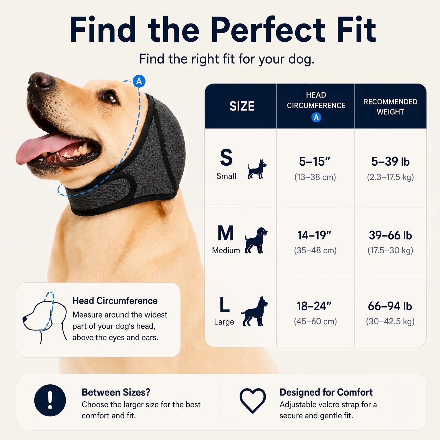 Dog Noise-Reducing Waterproof Earmuff Hood