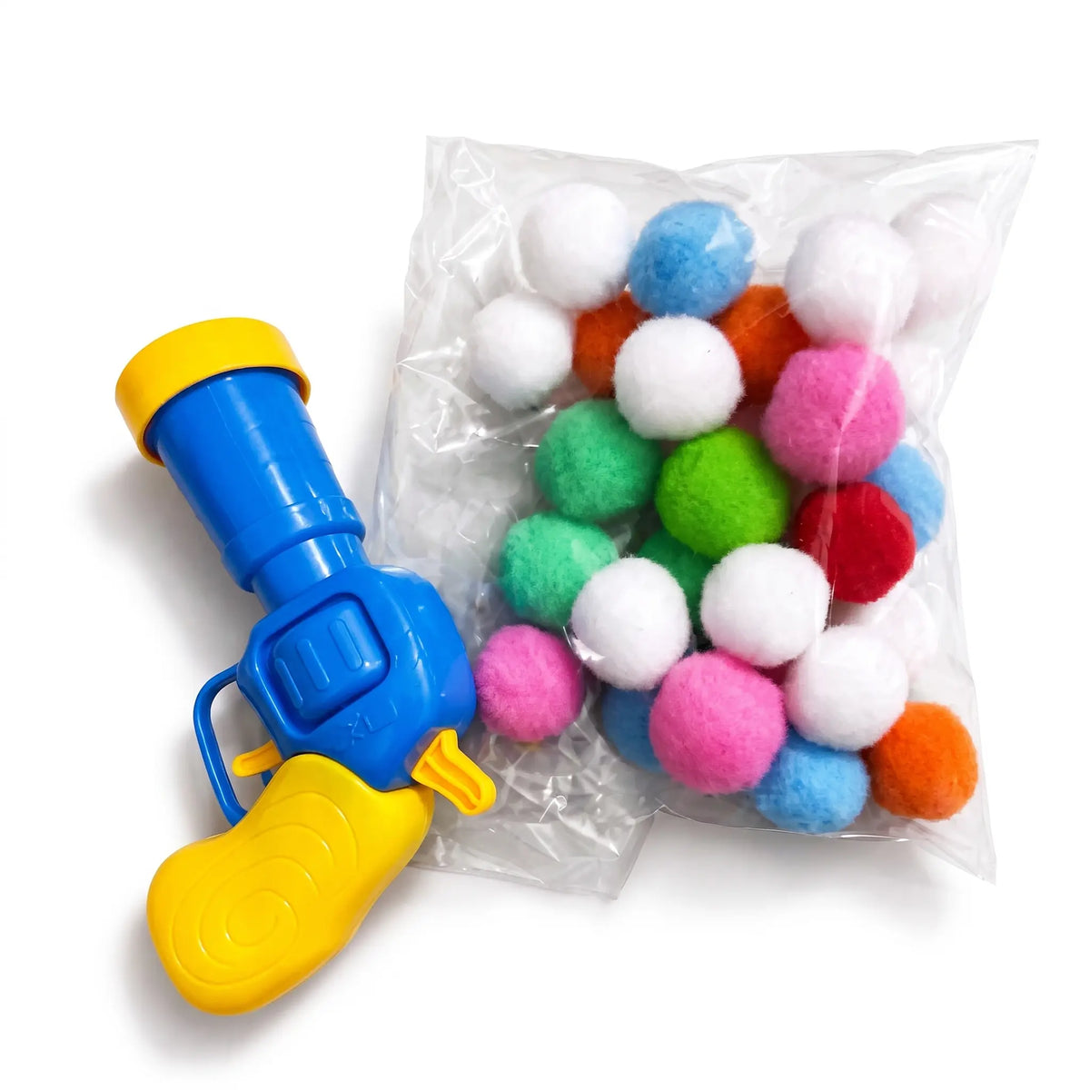Interactive Plush Ball Launcher Pet Toy