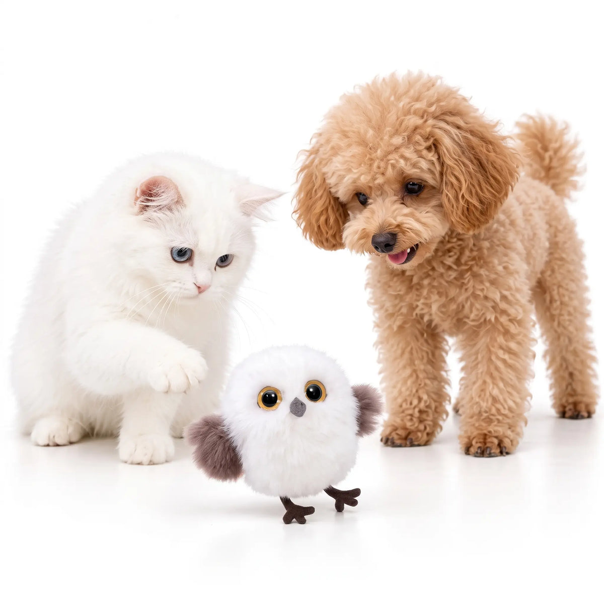 Interactive Flapping Wing Plush Pet Toy