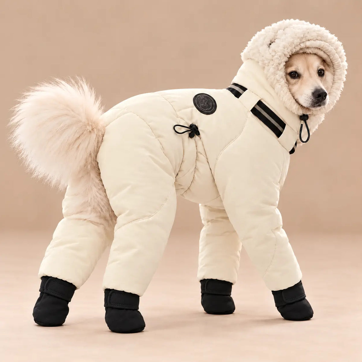 Hooded Four-Leg Winter Dog Coat