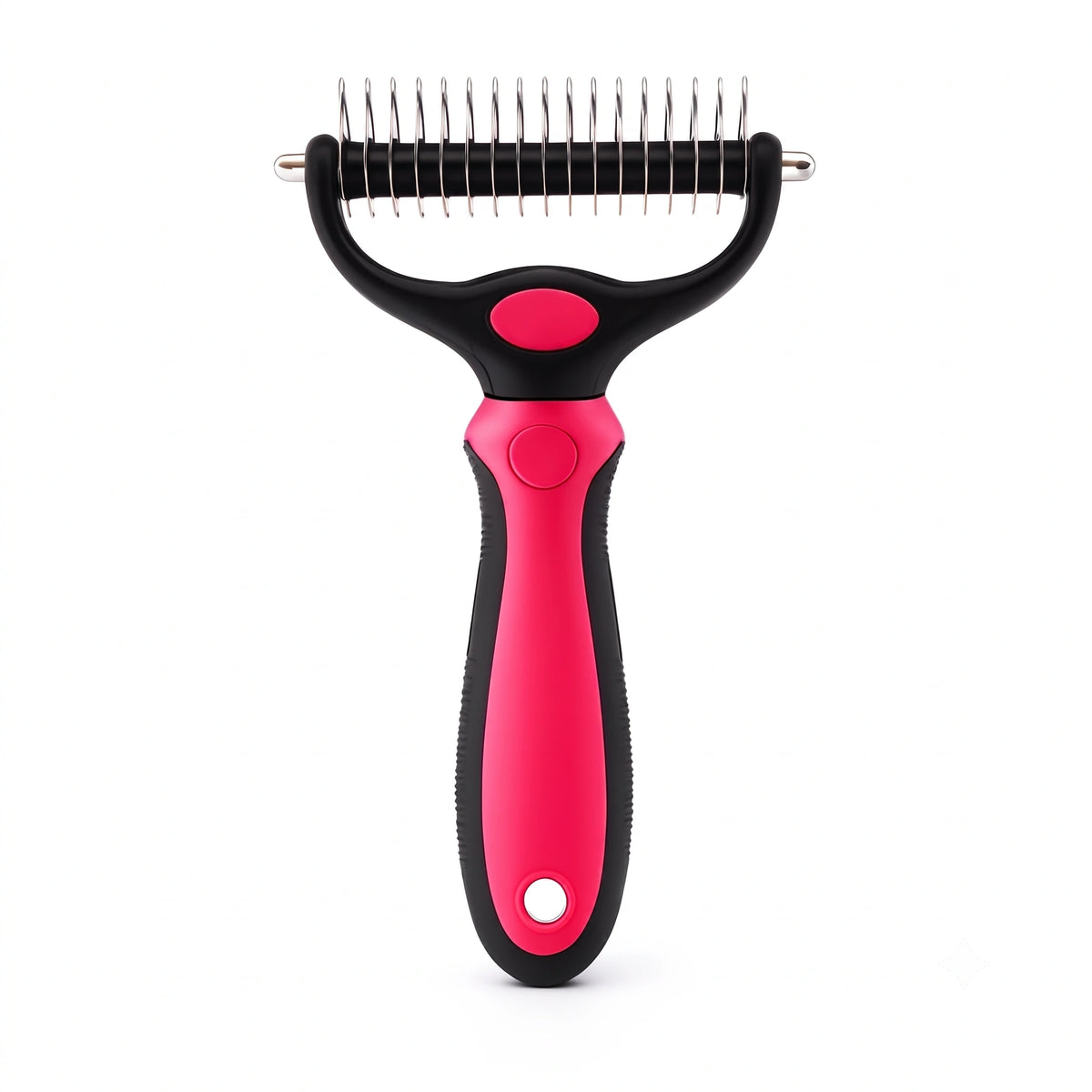 Double-Sided Dematting Rake for Dogs & Cats