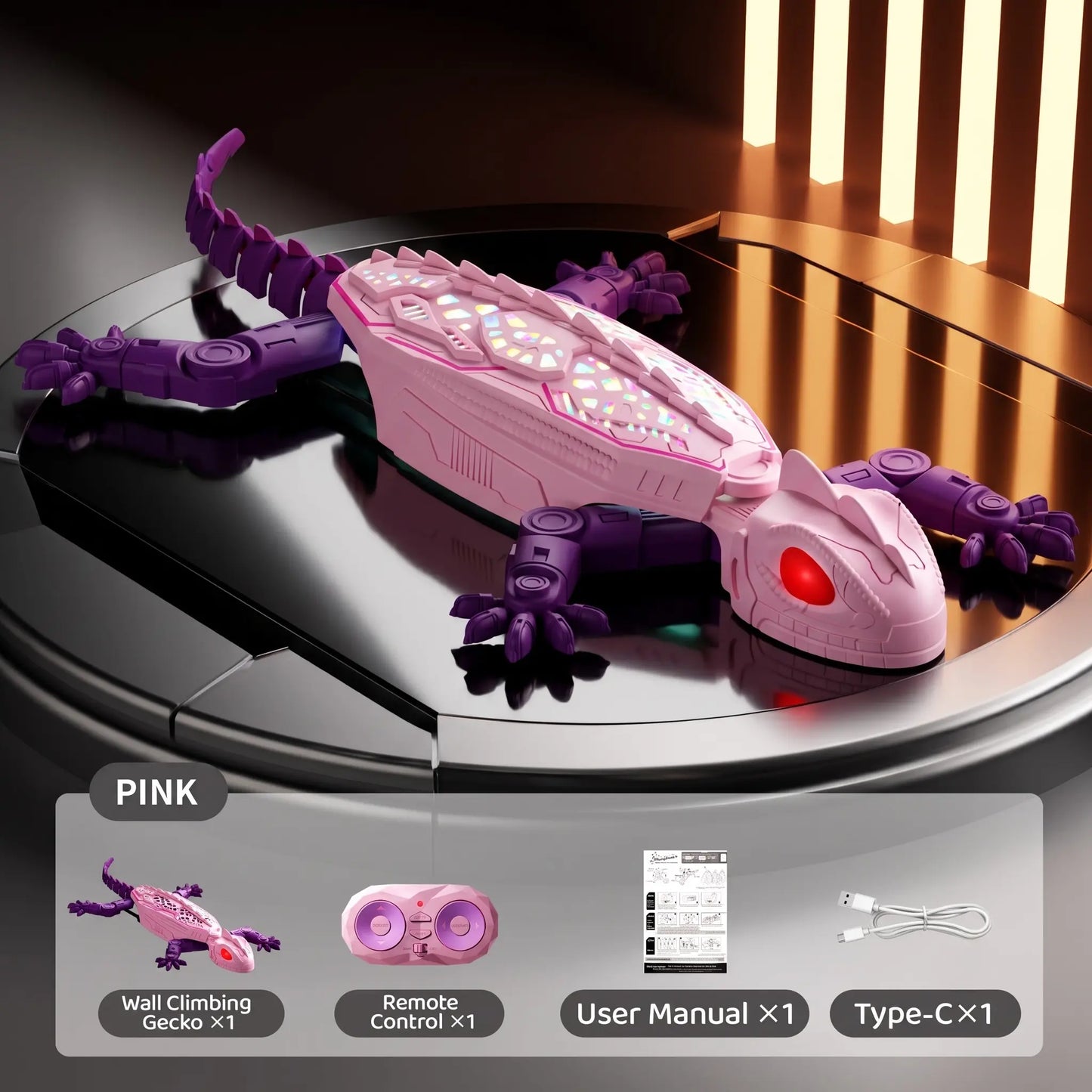 RC Wall-Climbing Gecko Toy — Interactive Remote Control Pet Toy