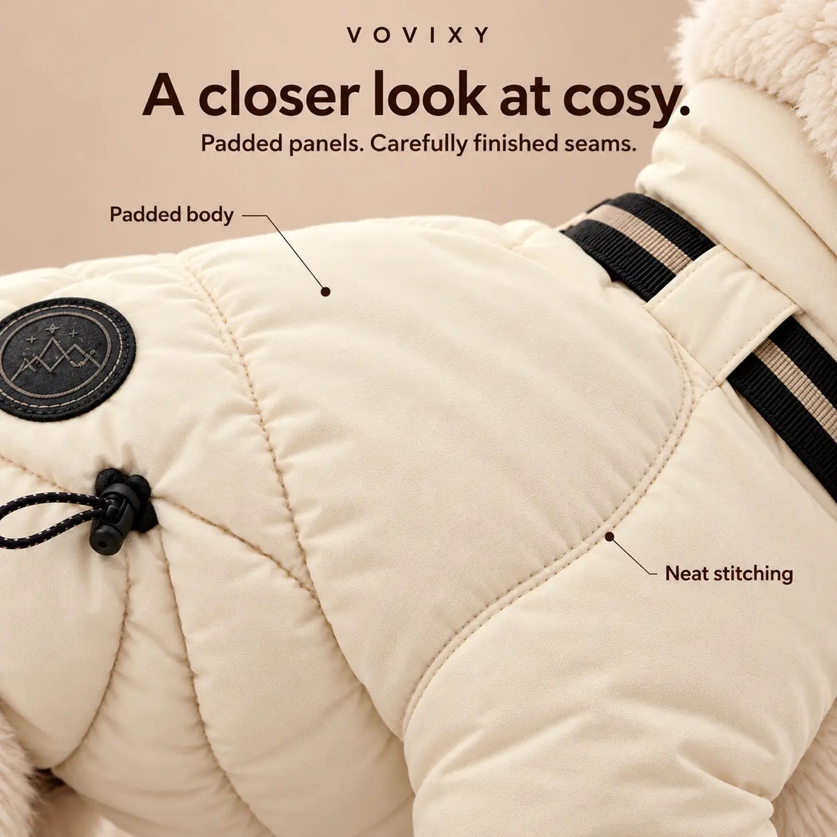 Hooded Four-Leg Winter Dog Coat