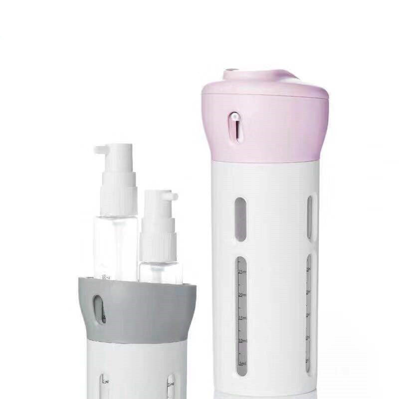 4-in-1 Portable Travel Bottle Set