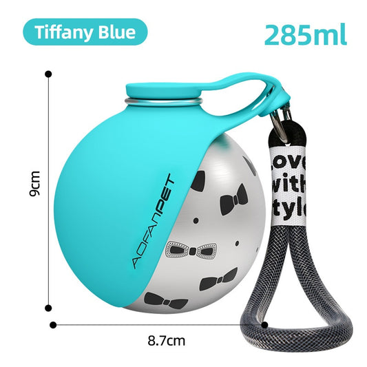 Portable Dog Water Bottle with Bowl