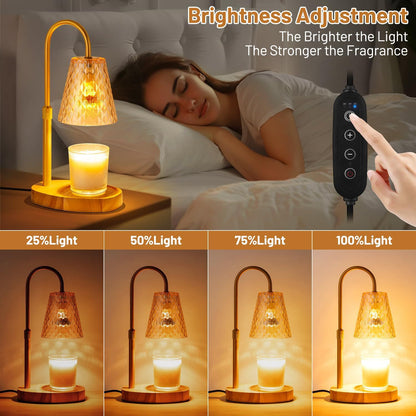Candle Warmer Lamp – Dimmable & Adjustable
