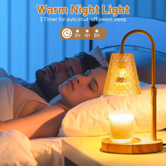 Candle Warmer Lamp – Dimmable & Adjustable