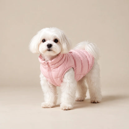 Quilted Dog Puffer Vest for Winter