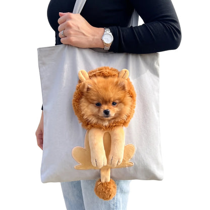 Canvas Cat & Dog Tote Carrier