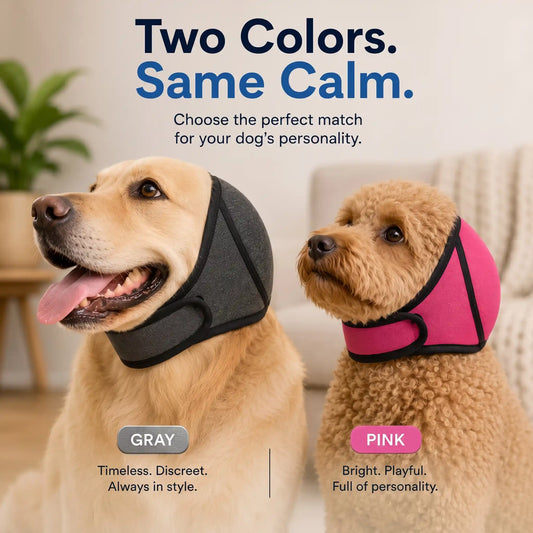 Dog Noise-Reducing Waterproof Earmuff Hood