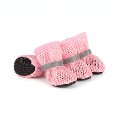 Breathable Mesh Dog Shoes-Non-Slip Outdoor Pet Boots