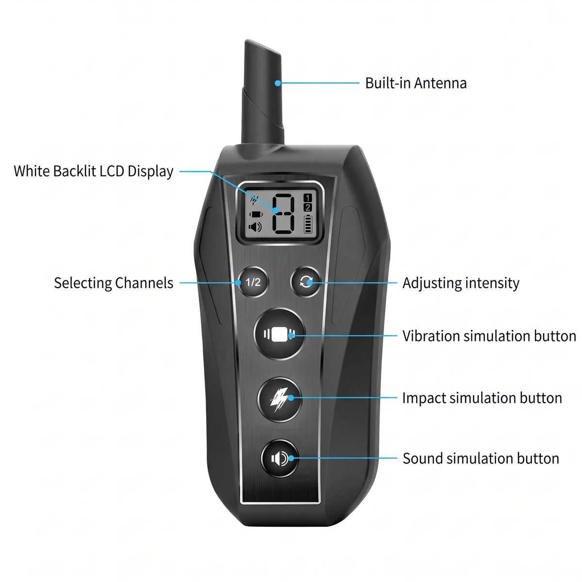 650 YD Remote Waterproof Dog Training Collar