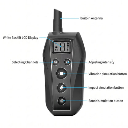 650 YD Remote Waterproof Dog Training Collar
