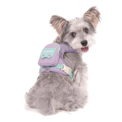 Cute Pet Harness with Backpack