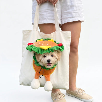 Canvas Cat & Dog Tote Carrier