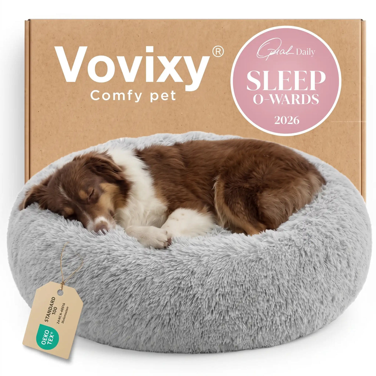 Anti-Anxiety Fluffy Plush Pet Bed