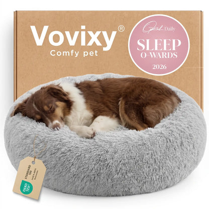 Anti-Anxiety Fluffy Plush Pet Bed
