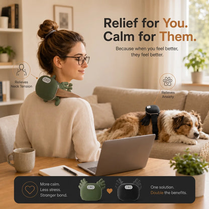Calming Massager — 4D Kneading Massage for Pets & People