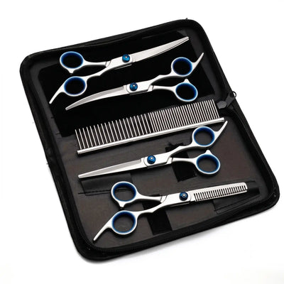Professional Pet Grooming Scissors Set - Home Beauty Tools for Dogs