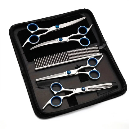 Professional Pet Grooming Scissors Set - Home Beauty Tools for Dogs