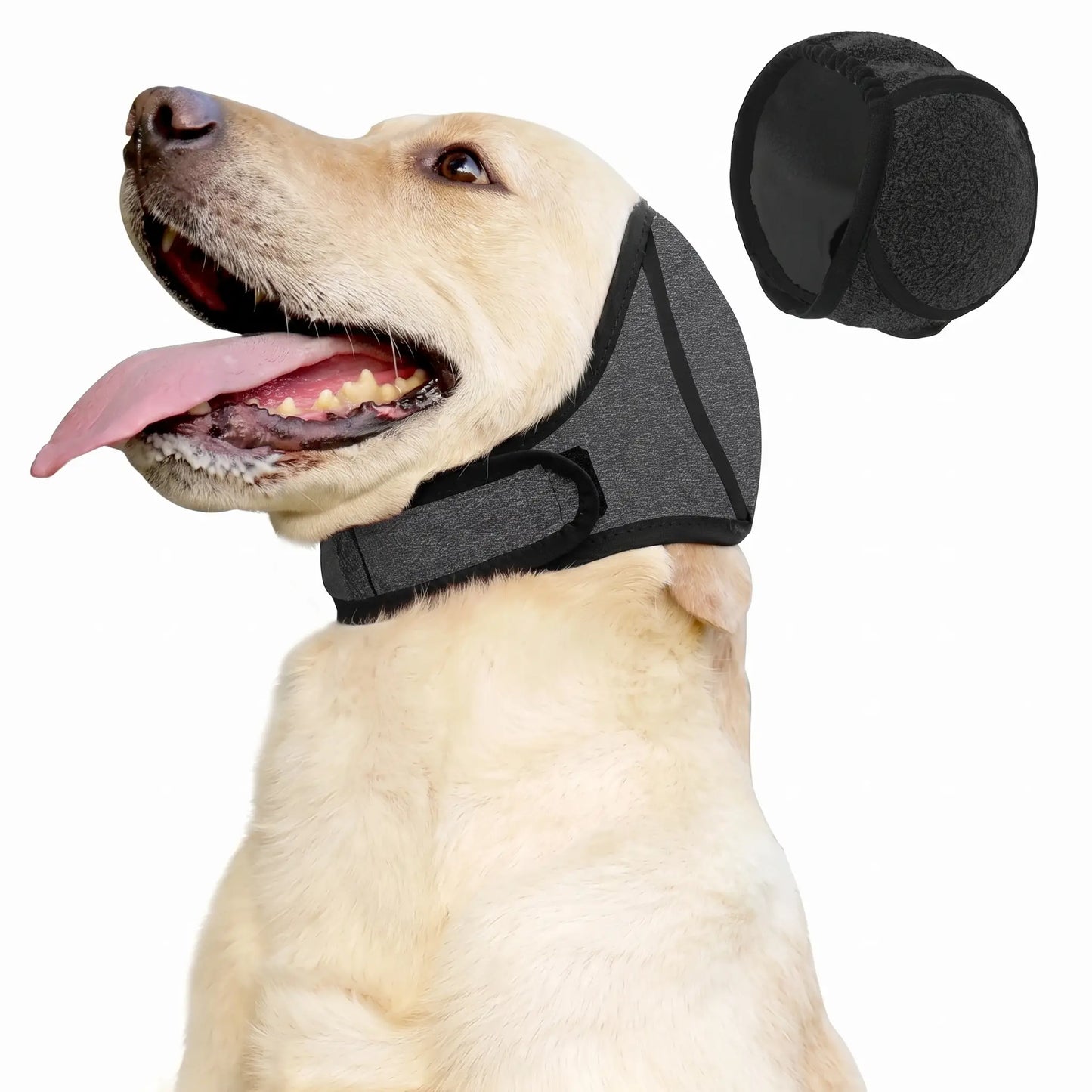 Dog Noise-Reducing Waterproof Earmuff Hood