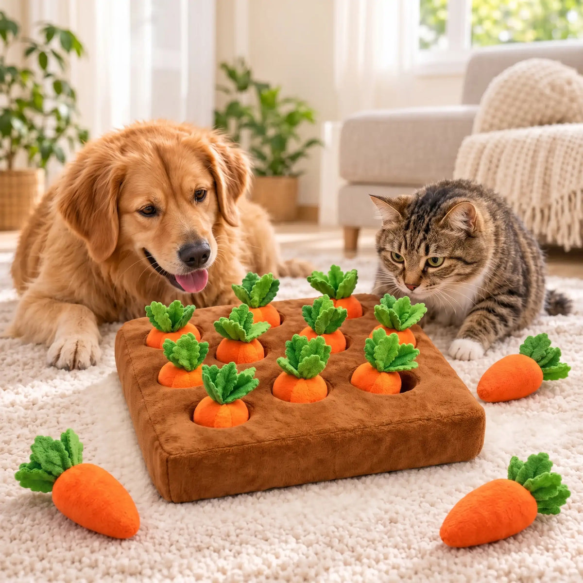 Plush Fruit Chew Toy Set
