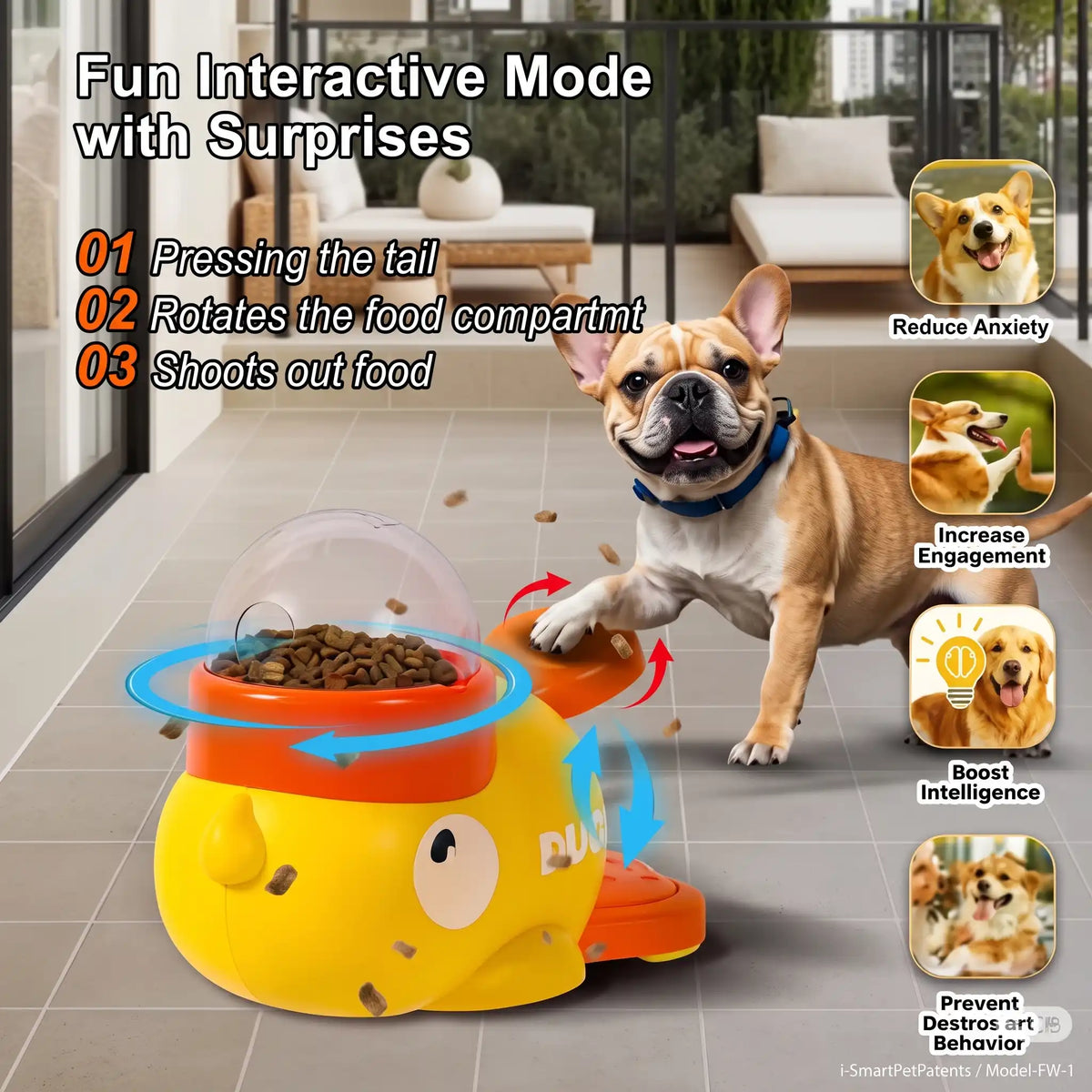 2-in-1 Brain Training Pet Puzzle Feeder