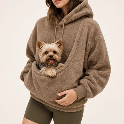 Kangaroo Pouch Pet Carrier Hoodie