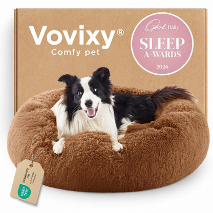 Anti-Anxiety Fluffy Plush Pet Bed