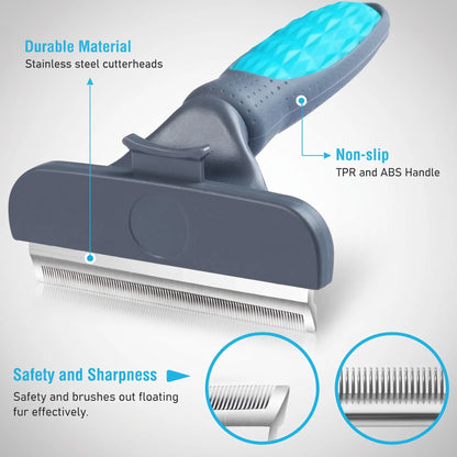 Self-Cleaning Pet Deshedding Brush