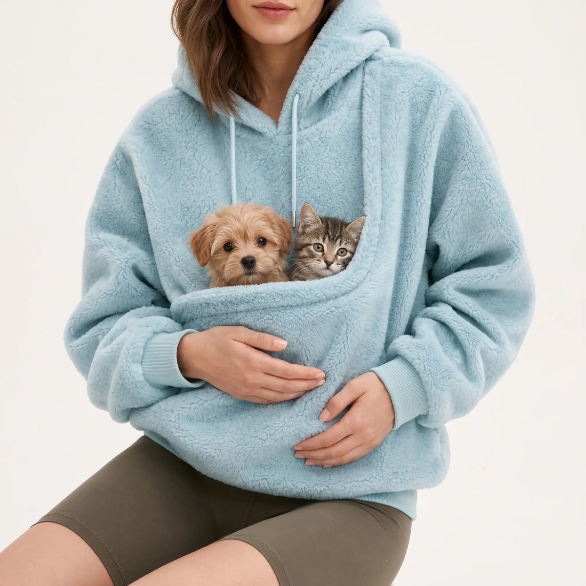 Kangaroo Pouch Pet Carrier Hoodie
