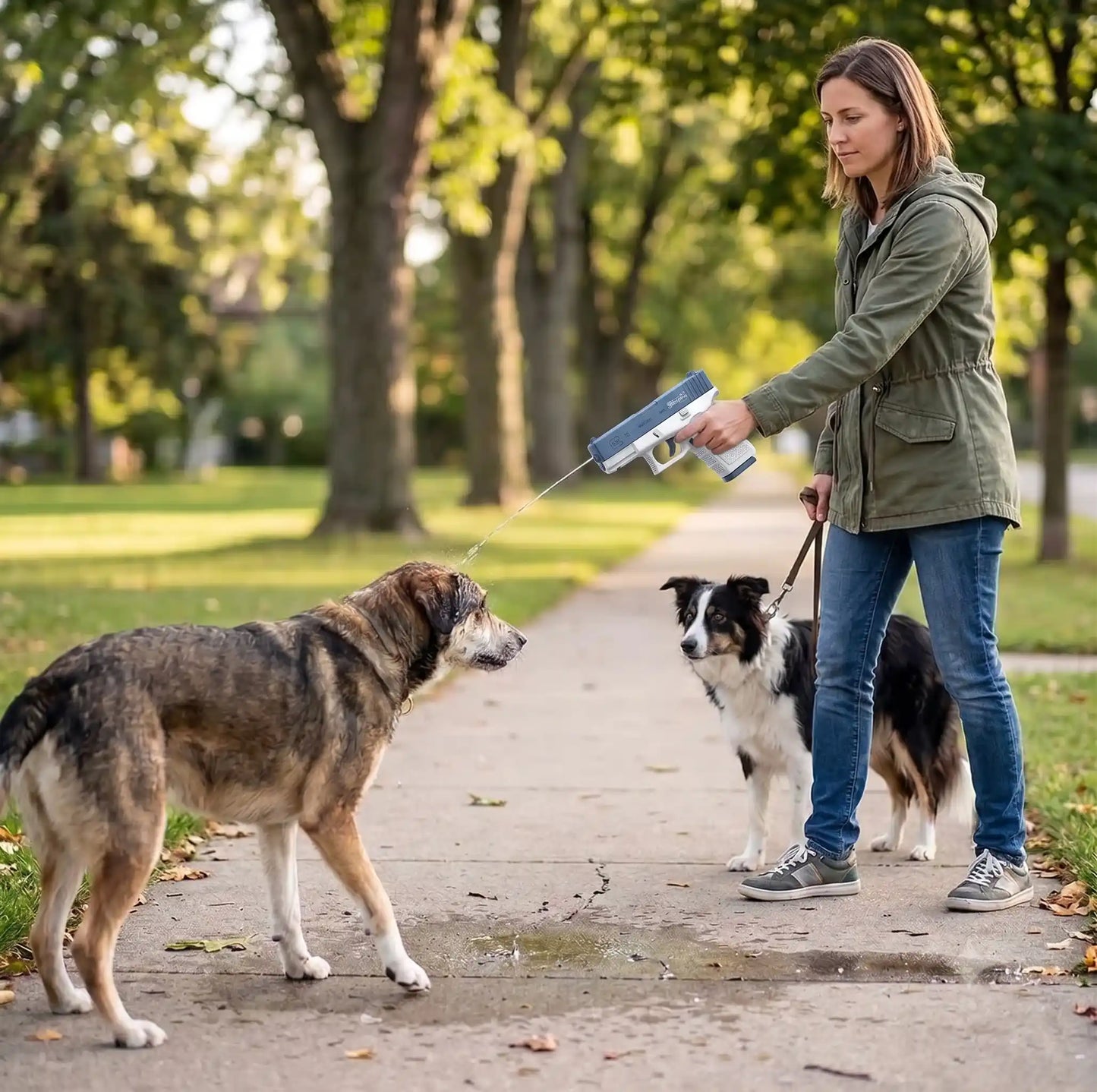 Dog Walk Defender - Water Sprayer for Safe Walks