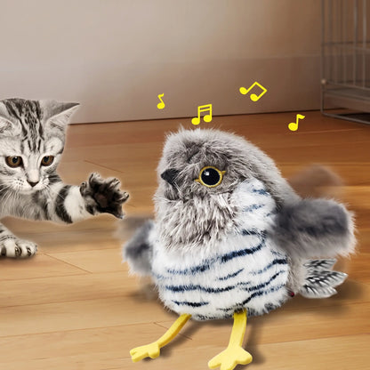 Interactive Flapping Wing Plush Pet Toy