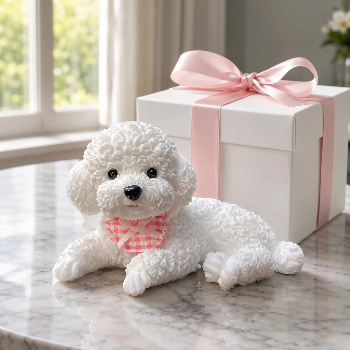 Realistic Bobblehead Dog Car Decor