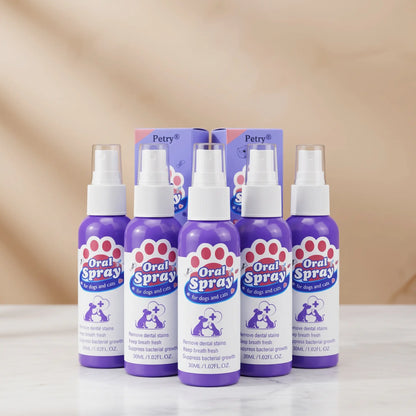 Petry Pet Oral Care Spray for Dogs & Cats