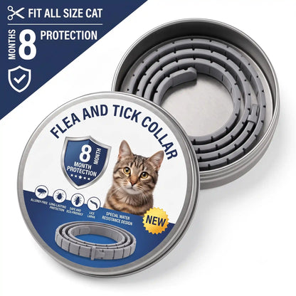 Flea & Tick Collar for Dogs & Cats – 8 Month Protection | Vovixy
