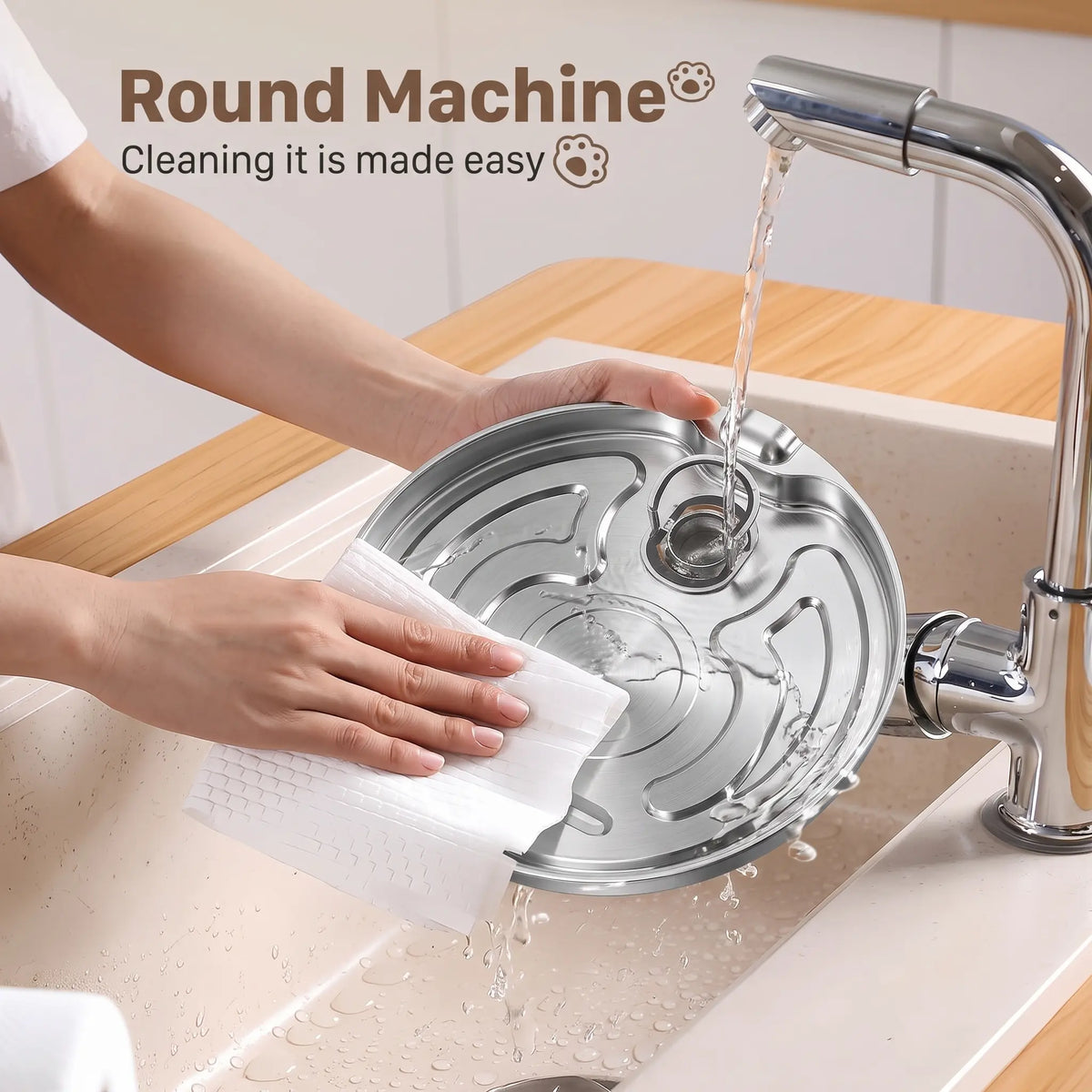 Auto-Filtering Pet Water Fountain