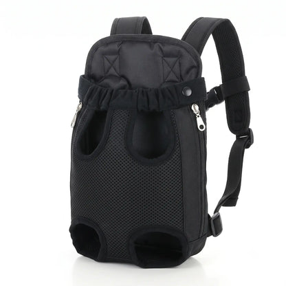 Pet Carrier Backpack-Breathable Front & Back Pack for Cat & Small Dog Bag