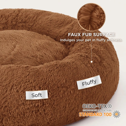 Anti-Anxiety Fluffy Plush Pet Bed