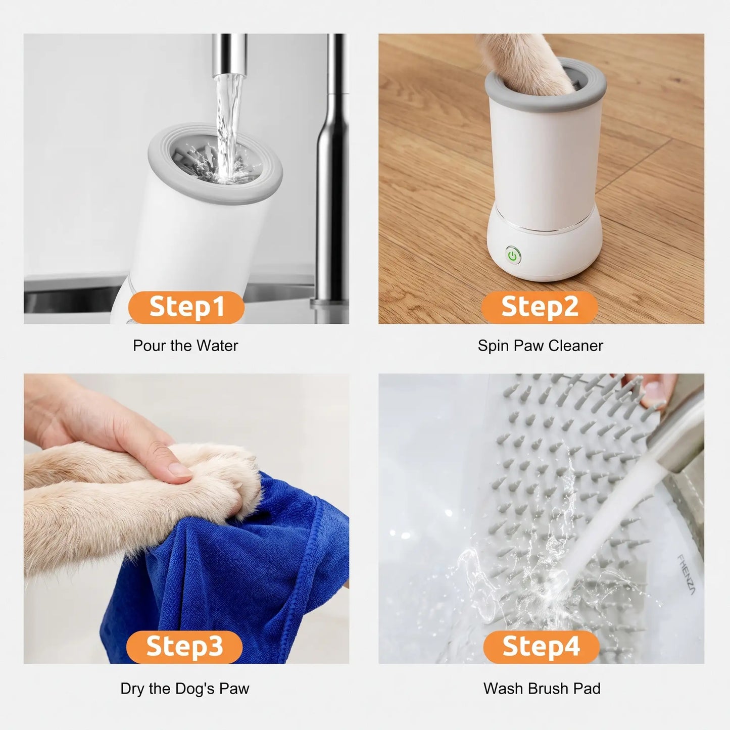 Electric Pet Paw Cleaner Cup
