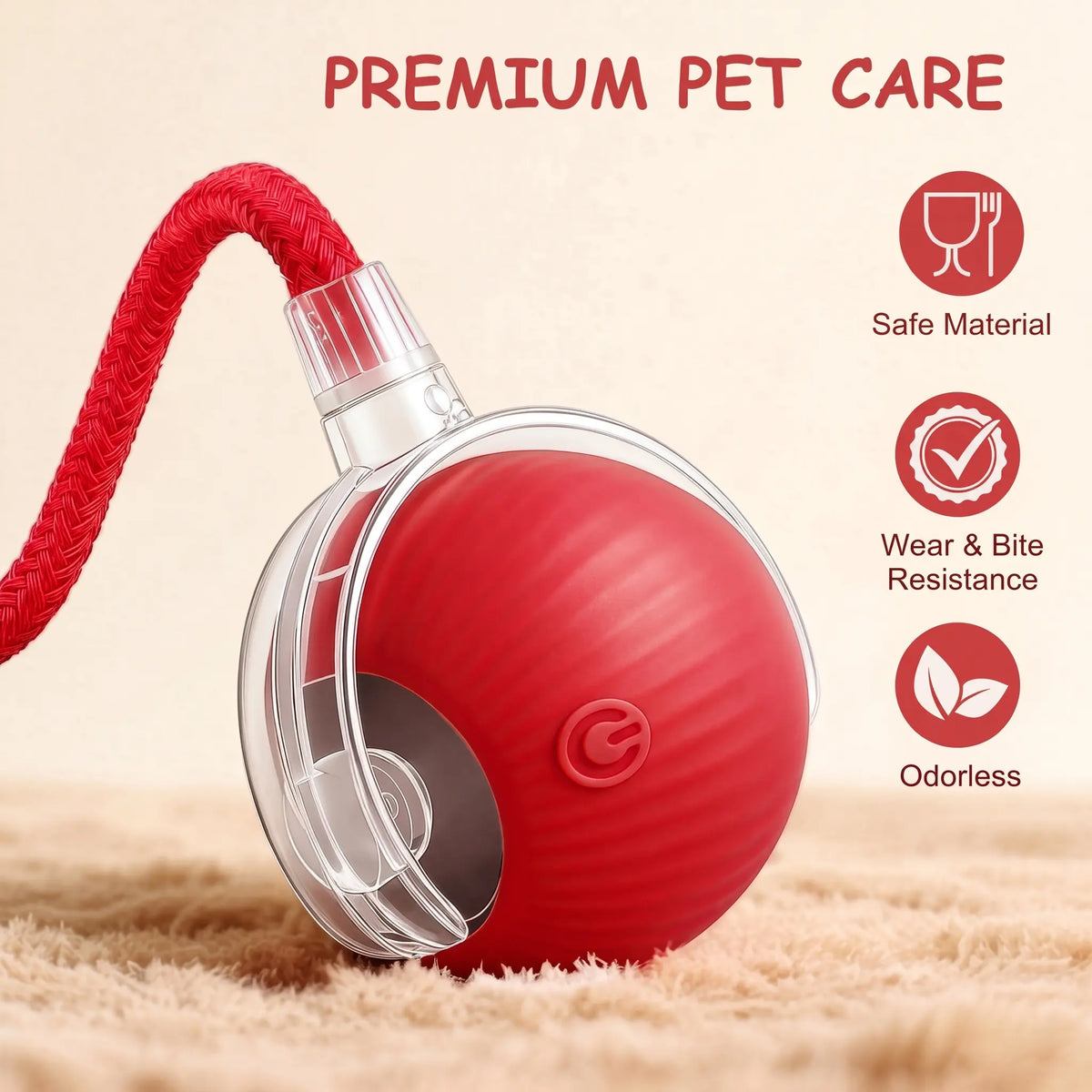 Interactive Smart Rolling Pet Ball