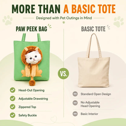 Canvas Cat & Dog Tote Carrier