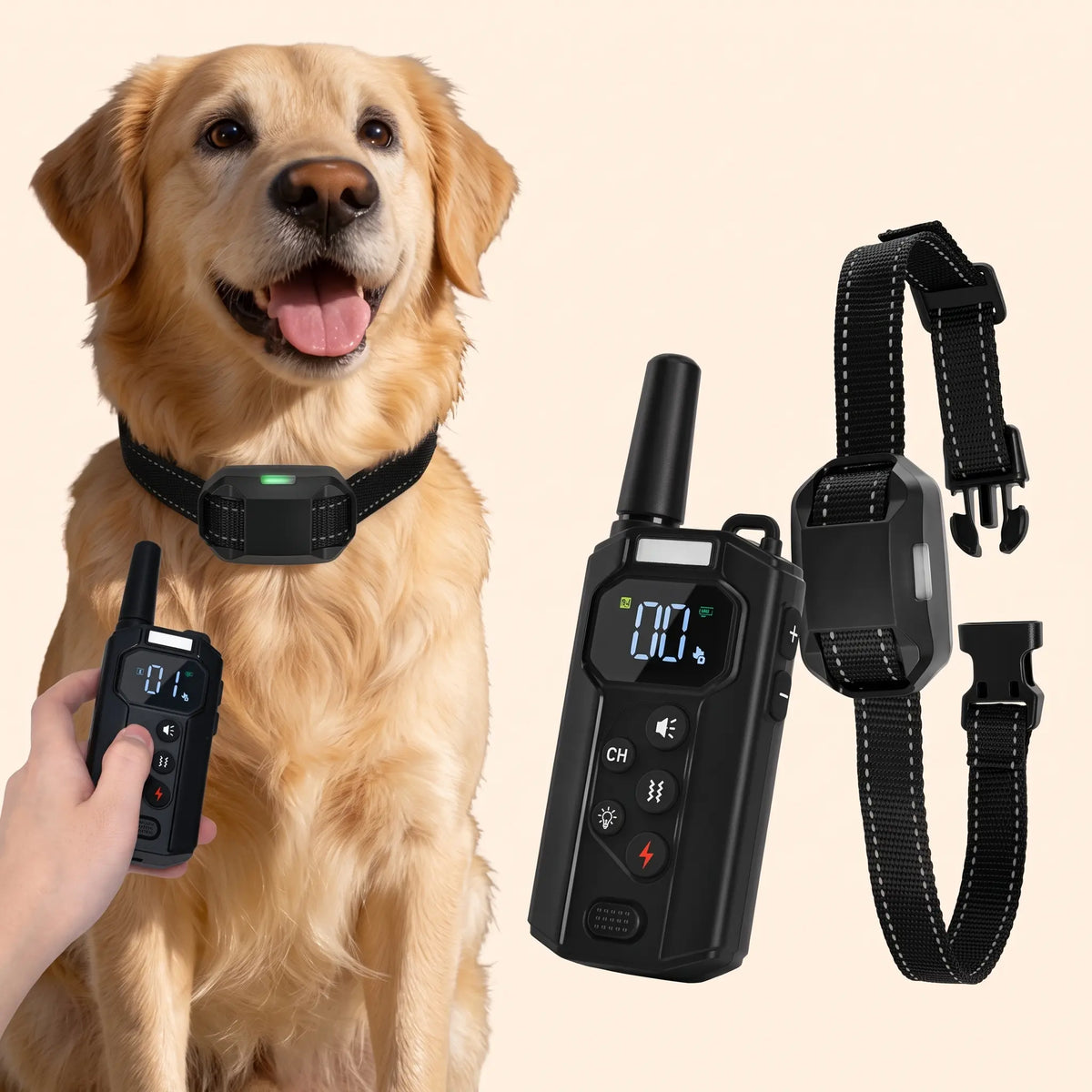 Smart Waterproof Remote Dog Training Collar