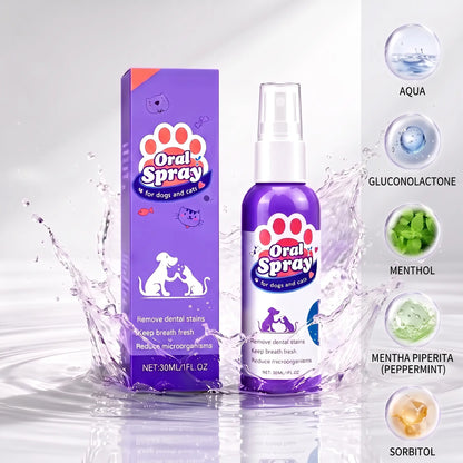 Petry Pet Oral Care Spray for Dogs & Cats