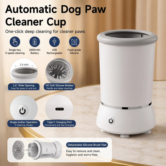 Electric Pet Paw Cleaner Cup