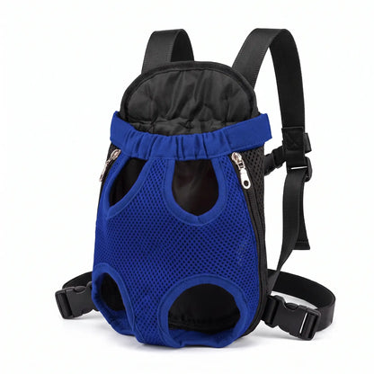 Pet Carrier Backpack-Breathable Front & Back Pack for Cat & Small Dog Bag